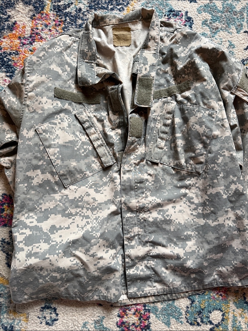 Men's Digital Camo Field Jacket - Gray